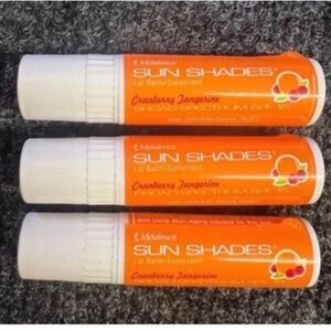 Melaleuca Sun Shades Lip
BalmSPF 15 - Cranberry Tangerine lot of 3